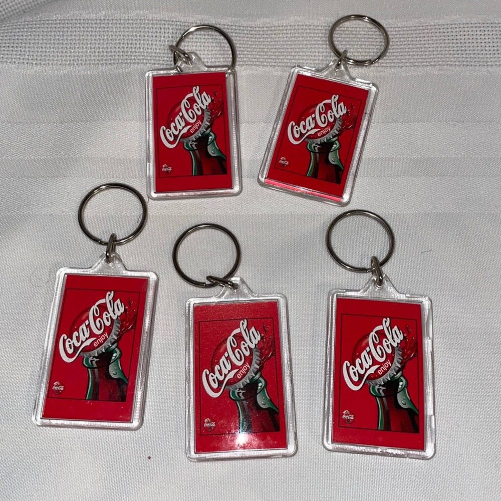 5/$20 Clearance Item - Set of 5 Coca-Cola Coke Key chains
